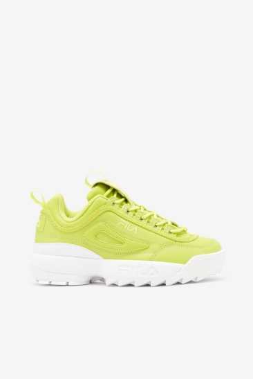 Fila Femme Disruptor 2 Premium 320 Lime Punch / Lime Punch / Blanche Fila France UGW-152683